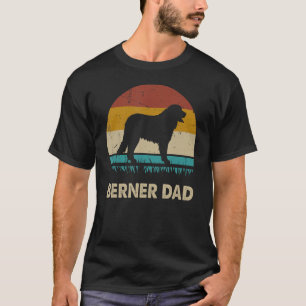 Berner Dad For Men Bernese Mountain Dog Vintage D T-Shirt
