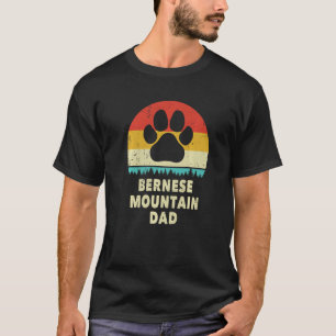 Berner Dad For Men Bernese Mountain Dog Vintage T-Shirt