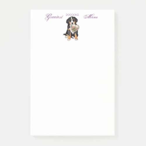 Berner Heart Mom Post_it Notes