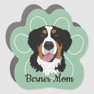 Berner Mom Car Magnet