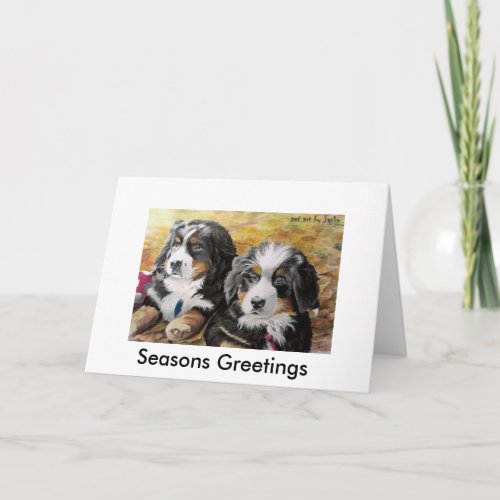 Berner Nation greeting card