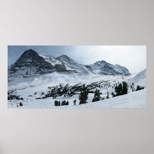 Berner Oberland in Winter Poster