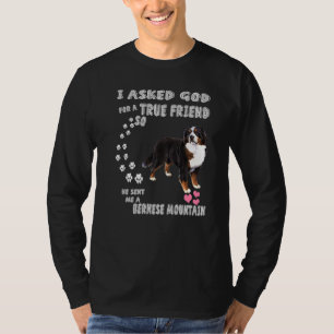 Berner Sennenhund Saying Mom Dad Print Bernese Mou T-Shirt