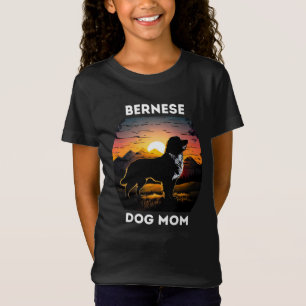 Bernese and the Rising Sun For Bernese Dog Mom T-Shirt