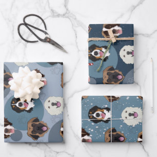Bernese/Great Pyrenees/ Leonberger/St Bernard  Wrapping Paper Sheets