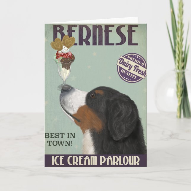 Bernese Ice Cream Card (Front)