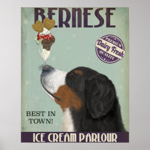 Bernese Ice Cream Poster