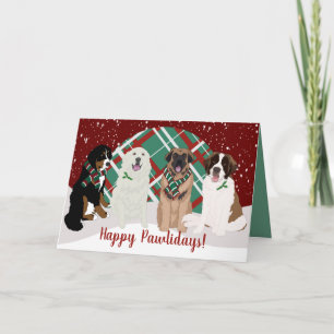 Bernese Leonberger Great Pyrenees St Bernard Card