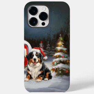 Bernese Mountain Caravan Christmas Adventure Case-Mate iPhone 14 Pro Max Case