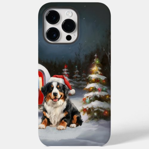 Bernese Mountain Caravan Christmas Adventure Case_Mate iPhone 14 Pro Max Case