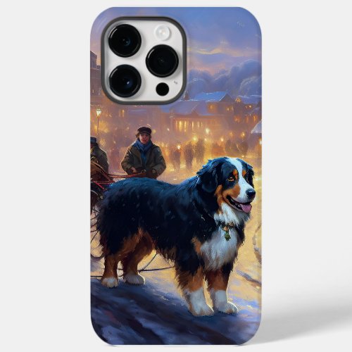 Bernese Mountain Christmas Festive Season Case_Mate iPhone 14 Pro Max Case