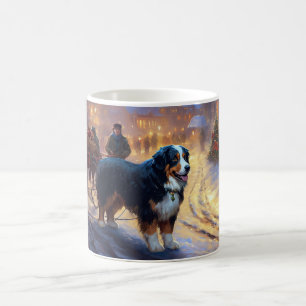 Bernese Mountain Christmas Festive Season Coffee Mug