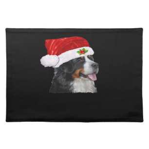 Bernese Mountain Christmas Shirt Dog Christmas Cos Cloth Placemat