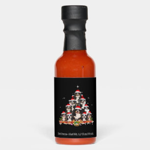 Bernese Mountain Christmas Tree Dog Santa Xmas Fun Hot Sauces