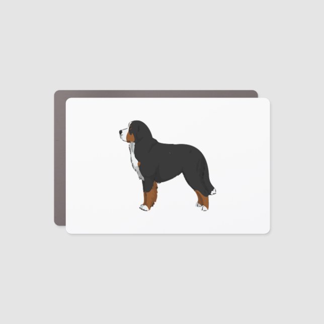 Bernese Mountain Dog 2 Car Magnet (Front)