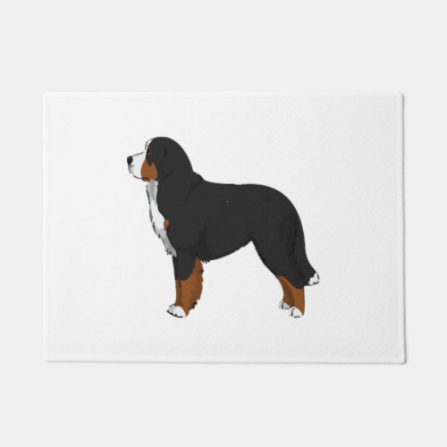 Bernese Mountain Dog 2 Doormat