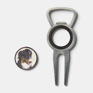 Bernese Mountain Dog 2 Painting - Cute Original Do Divot Tool