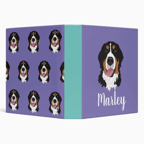 Bernese Mountain Dog 3 Ring Binder