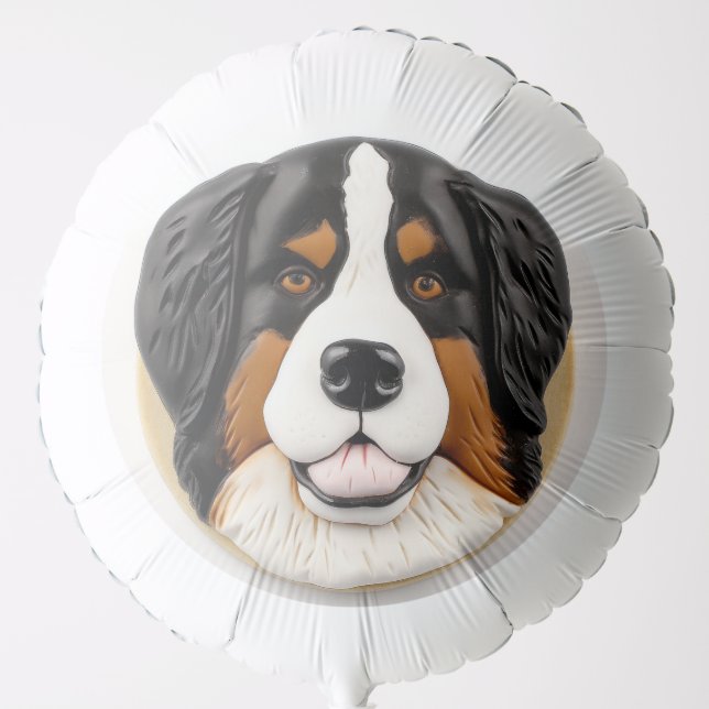 Bernese Mountain Dog 3D Inspired Balloon (Front)
