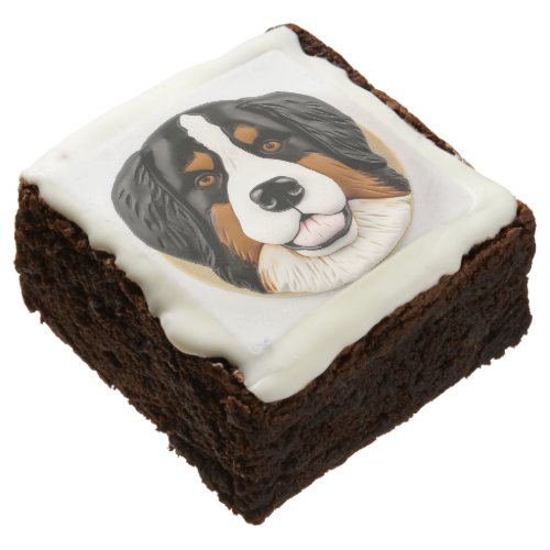 Bernese Mountain Dog 3D Inspired Brownie