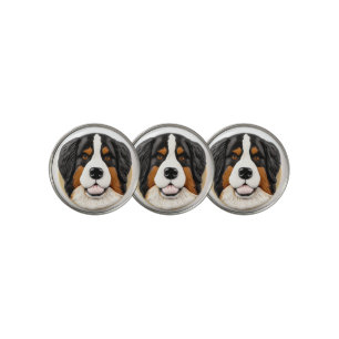 Bernese Mountain Dog 3D Inspired Golf Ball Marker