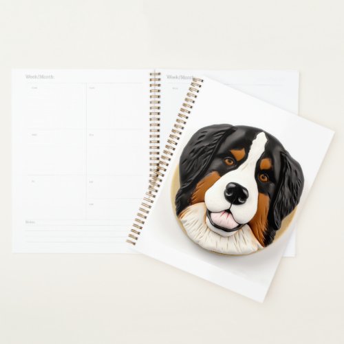 Bernese Mountain Dog 3D Inspired Planner