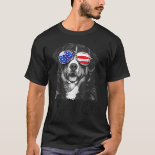 Bernese Mountain Dog 4th Of July Merica Men Americ T-Shirt