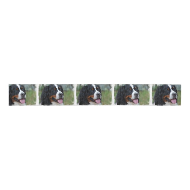 bernese-mountain-dog-7 grosgrain ribbon (Front)