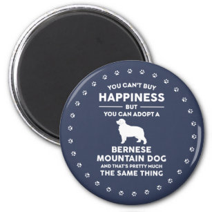 Bernese Mountain Dog Adoption Happiness Magnet