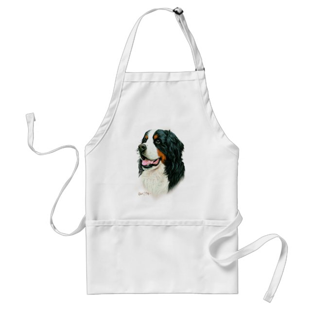 Bernese Mountain Dog Adult Apron (Front)