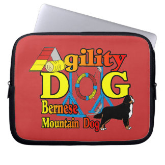 Bernese Mountain Dog Agility Laptop Sleeve