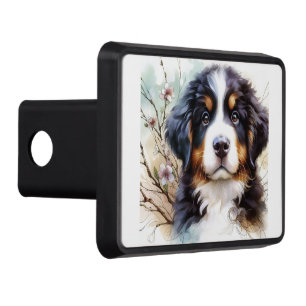 Bernese Mountain Dog AI Puppy Hitch Cover