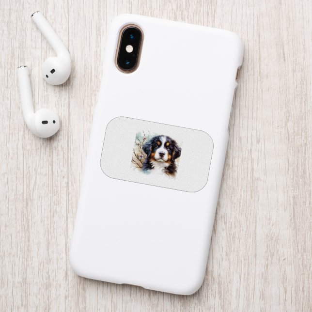 Bernese Mountain Dog AI Puppy Patch (On Phone Back)