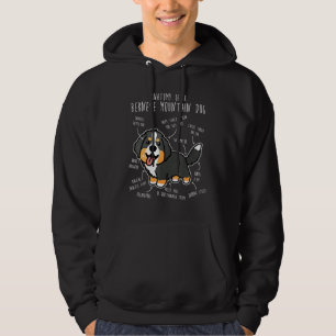 Bernese Mountain Dog Anatomy Cute Pet Dog Mom Dog Hoodie