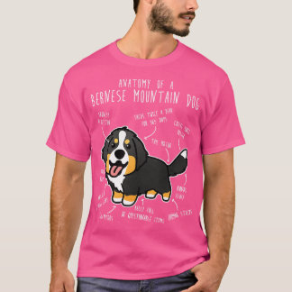 Bernese Mountain Dog Anatomy T-Shirt