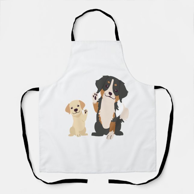 bernese mountain dog  apron (Front)