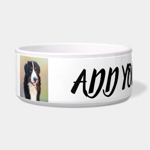 bernese mountain dog art bowl