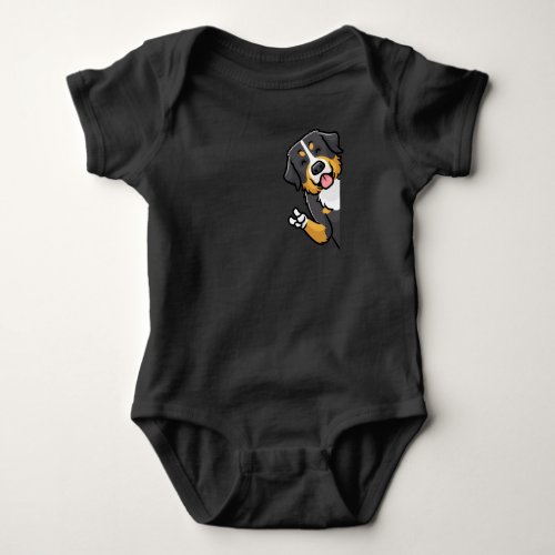 Bernese Mountain Dog Baby Bodysuit