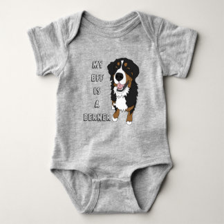 Bernese Mountain Dog  Baby Bodysuit