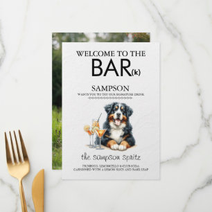 Bernese Mountain Dog Bar Menu