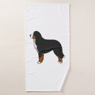 Bernese Mountain Dog Bath Towel
