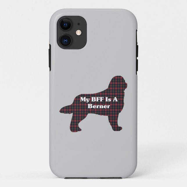 Bernese Mountain  Dog BFF Case-Mate iPhone Case (Back)