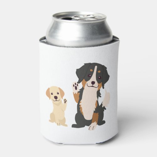 bernese mountain dog  can cooler