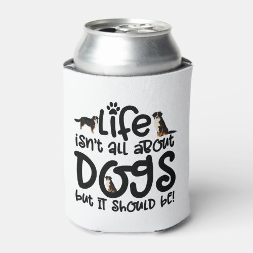 Bernese Mountain Dog Can Cooler