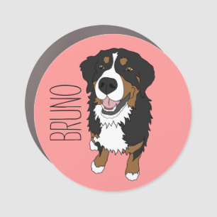 Bernese Mountain Dog Car Magnet