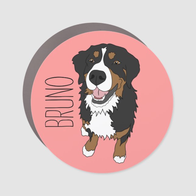 Bernese Mountain Dog  Car Magnet (Front)