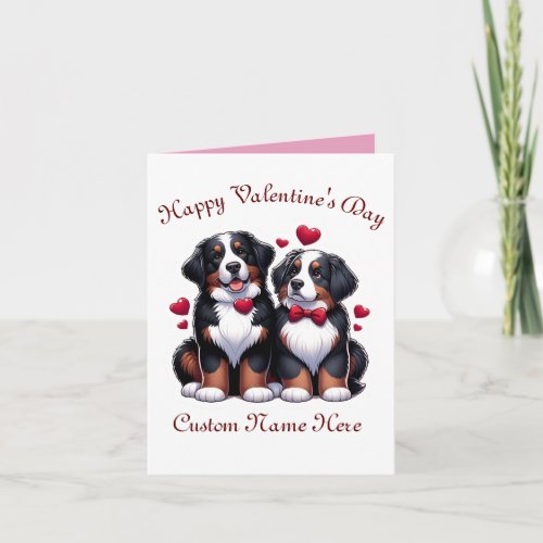 Bernese Mountain Dog Card