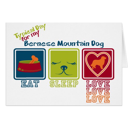 Bernese Mountain Dog Cards (Front Horizontal)