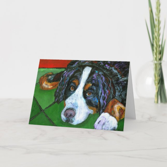"Bernese Mountain Dog" Cards (Front)