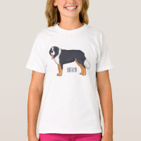 Bernese mountain dog cartoon illustration T-Shirt